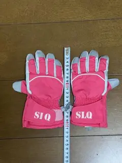 SLQ スキーグローブ スノーグローブ 子供用 ピンク