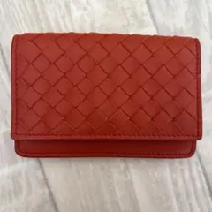 Bottega Veneta 名刺入れ 赤