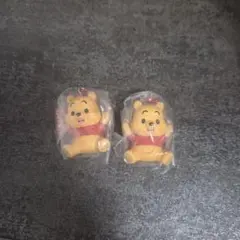 곰돌이 푸 マスコットスイング 가챠 2개 세트
