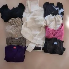 レディース ティーンズ 長袖 +キュロット 冬服 まとめ売り 15点