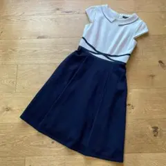 新品　トッカ　ワンピース　LUMINOUS　濃紺　サイズ0