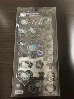 ドロップジェリーシール ギャルキティ ヒョウ柄 ハローキティ 黒