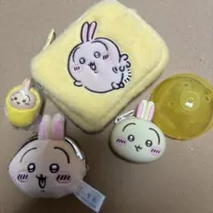 ちいかわ うさぎ おくるみマスコットチャーム　コインケース　がま口　ミニポーチ