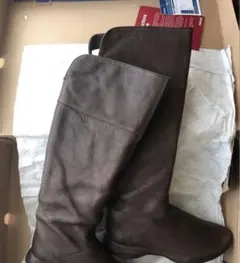 Reebok イージートーン レザー　ロングブーツ ブラウン 25.5cm