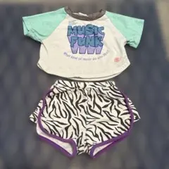 BREEZE Tシャツ＆ゼブラ半ズボン　セット