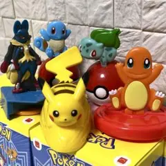 ポケモン Pokémon マック おもちゃ ピカチュウ 4種 コンプリート