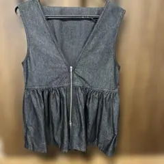 レプシィム LEPSIM ゆきは スーヒヤデニムセットアップ ブラック
