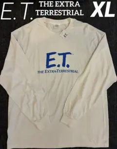 ciatre シアター　映画 E.T. 両面プリント ロンT 紙タグ付き　白