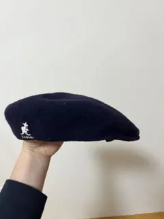 【イギリス製】KANGOL カンゴール　ウール　ベレー帽 ハンチング