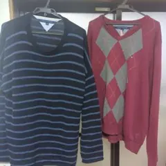 TOMMY HILFIGER セーター アメリカXL 大きいサイズ