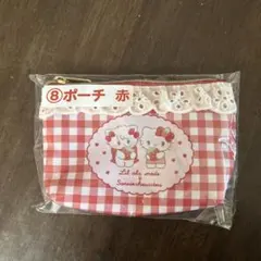 サンリオ リトルツインスターズ ポーチ 赤