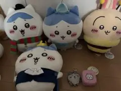 【最終値下げ】ちいかわ　ハチワレ　うさぎ　ぬいぐるみ4体　小物