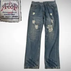 Abercrombie & Fitch デニム　ジーンズ　ダメージ加工　Y2K