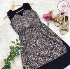 【花柄の涼やかワンピース！】ZARA BASIC　ザラベーシック　ノーリーズ