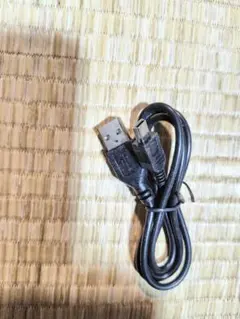 USB-A to USB-B ケーブル 黒 約1メートル 自宅保管品