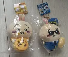 エッグタルト ちいかわ マカオ限定 ぬいぐるみマスコット うさぎX3