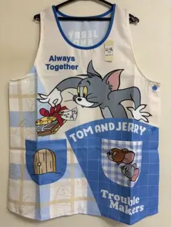 新品・未使用　トムとジェリー　保育士　エプロン　大きいサイズのサムネイル