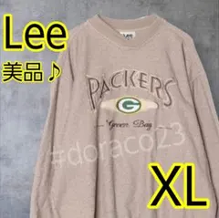 美品✨Lee Sport NFL パッカーズ スウェット 刺繍　ロゴ 古着 XL