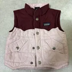 patagonia ダウンベスト ピンク/バーガンディ