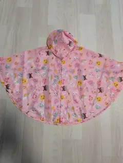 アンパンマン　レインコート　ポンチョ　持ち運びバッグ付き