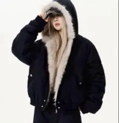 短丈ファー fur foodie jacket opium y2k 即発送