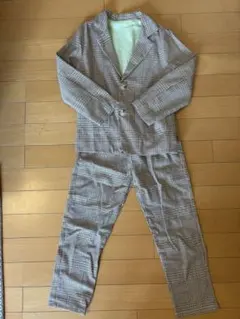 チェック柄スーツセット 120