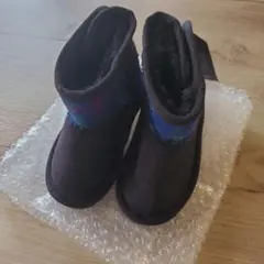 ハリスツイード ムートンブーツ 14cm