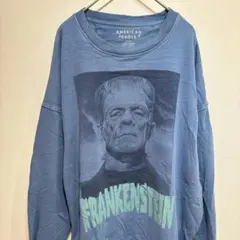 【限定コラボ】アメリカンイーグル × フランケンシュタイン スウェット ブルー