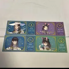 【魔道祖師】AGF 魔法使い チケット風カード 藍湛 江澄 曉星塵 薛洋