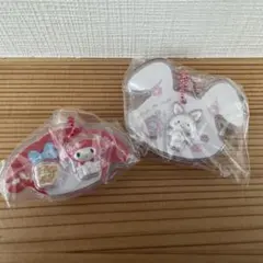 2個セット サンリオ パッケージチャーム マイメロディ ウィッシュミーメル