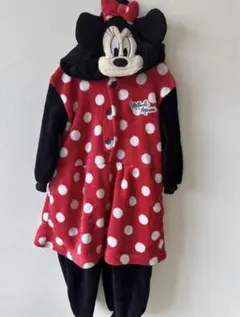 ディズニー ミニー コスプレ フード付きパーカー セットアップ 110 130