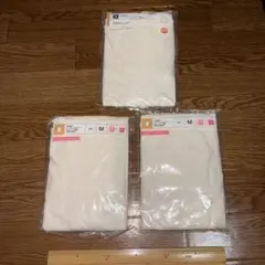 ヒートテック モイスト Uネック T ホワイト M ユニクロ UNIQLO 半袖