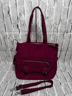 Kipling　2Way　トートバッグ　ｗ0325-1216-⑧-28