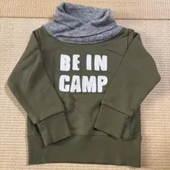 新品　Donkey Jossy カーキ　微起毛トレーナー　100