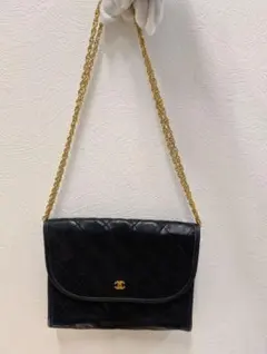 CHANEL　マトラッセ　チェーンポーチ　ヴィンテージ