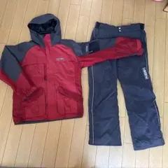 phenix スキーウェア メンズ セットアップ 上下 レッド グレー　スノボ