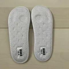 IFME 上履き 18.0 ホワイト　中敷き