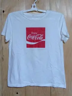 コカ・コーラ Coca-Cola 半袖 Tシャツ ホワイト ロゴプリントのサムネイル