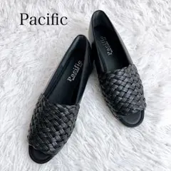 新品✨未使用 Pacific パンプス メッシュ 24 黒 4E 幅広 日本製のサムネイル