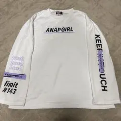 ANAP GIRL ホワイト 長袖 トレーナー S