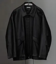 ARTIFICIAL GRAIN MILITARY BLOUSON サイズL