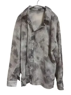 Dazy 長袖タイダイ柄シャツ シースルー Mのサムネイル