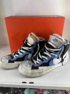 sacai × NIKE Blazer Mid Black/Blue