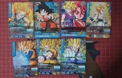 ドラゴンボールZ データカードダス 7枚セット