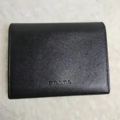 ✨美品✨PRADAプラダ カードケース サフィアーノレザー ブラックのサムネイル