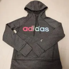 adidas グレー パーカー M