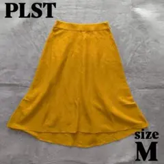 【PLST】プラステ(М)フレアスカート イエロー
