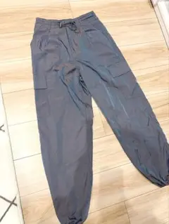 tiptop 青系オーロラカメレオンカーゴパンツ ドローコード付き