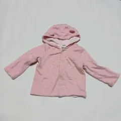 baby GAP フード付きアウター 6-12ヶ月 ピンク　70cm