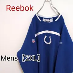 G35【US輸入】Reebok　スウェット【メンズ2XL】ブルー　NFLのサムネイル